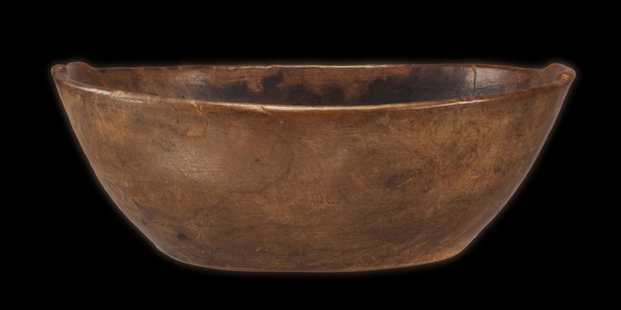 Medicine Bowl with Shouldered Ends