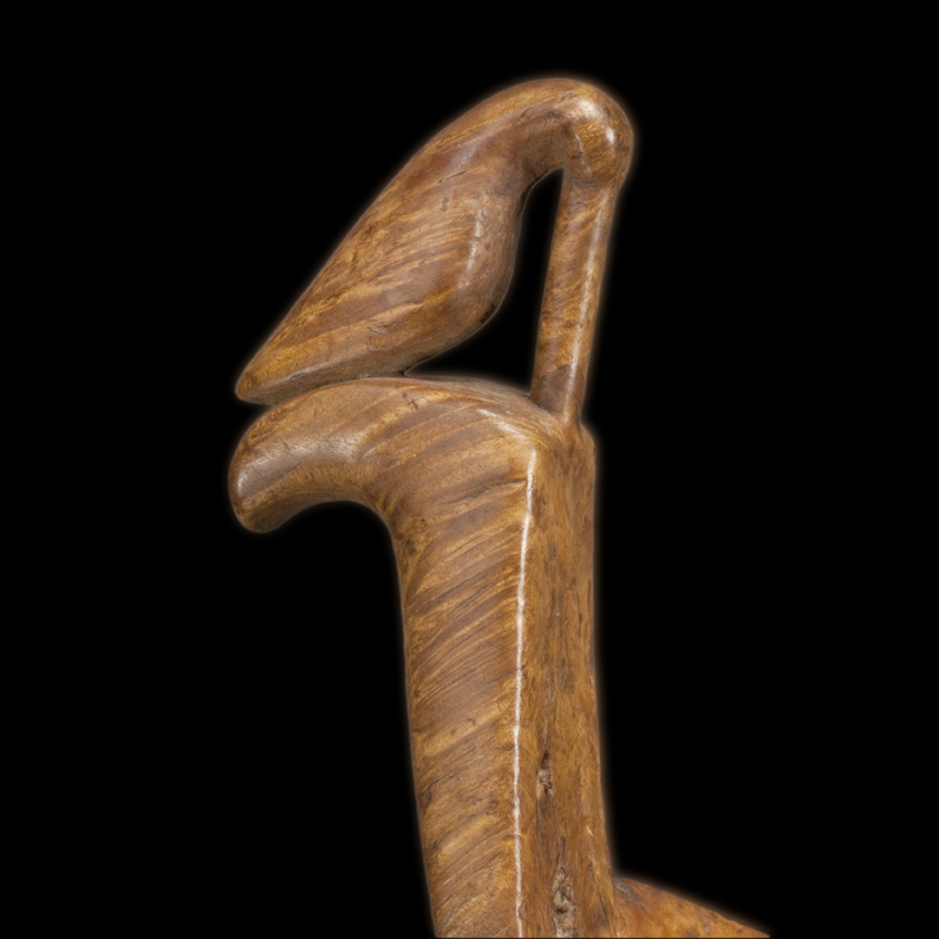 Woodcock Effigy Ladle (detail)