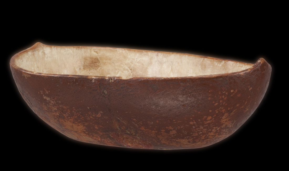 Red Painted Ceremonial Bowl 